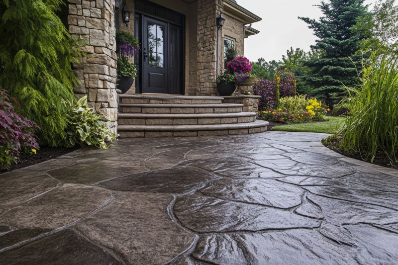 Spring Stamped Concrete