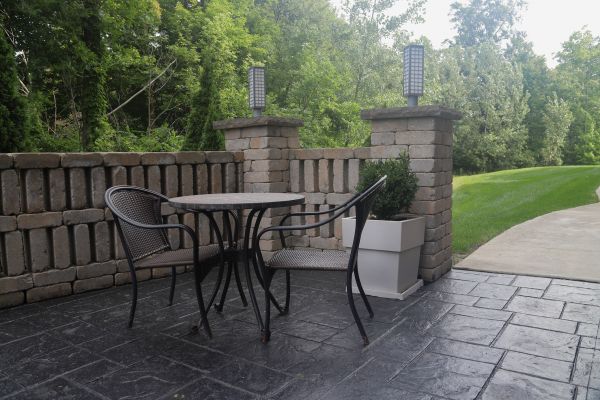 Cost of Stamped Concrete Patio Installation in Greenwood